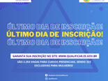 28-01 ÚLTIMO DIA DE INSCRIÇÃO