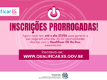Noticia SITE - Inscrições Prorrogadas Ed005 ONLINE Geral